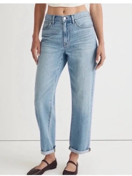 Madewell Pants - Madewell Boyjean - Light Washed